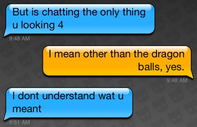 falco353:  Needless to say I stopped talking to him. 