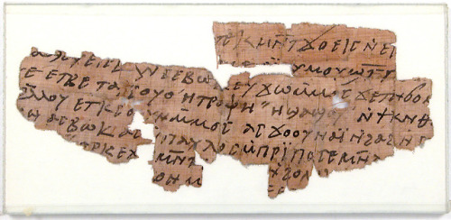 Papyrus Fragments of a Letter, Medieval ArtRogers Fund, 1914Metropolitan Museum of Art, New York, NY
