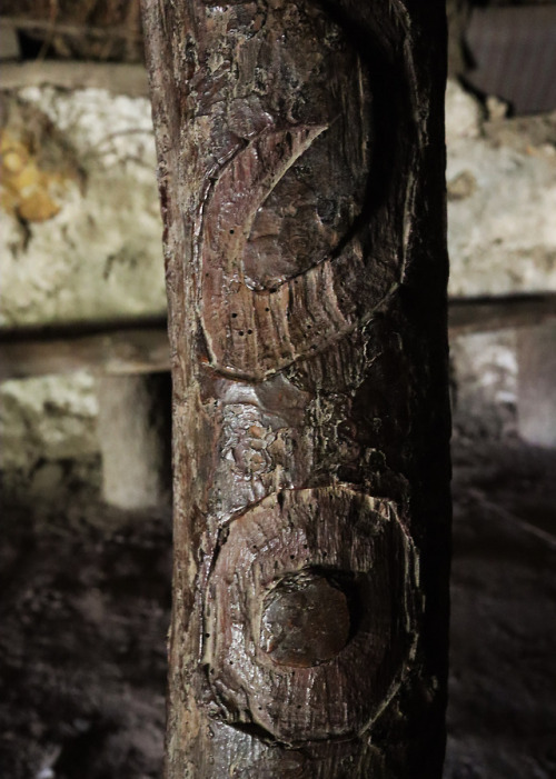 Roundhouse Interiors, Castell Henllys Iron Age Settlement, Pembrokeshire, South Wales, 5.5.18.