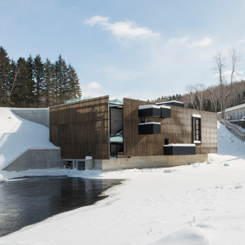 Hydroelectric power plant by Atelier Pierre Thibault.