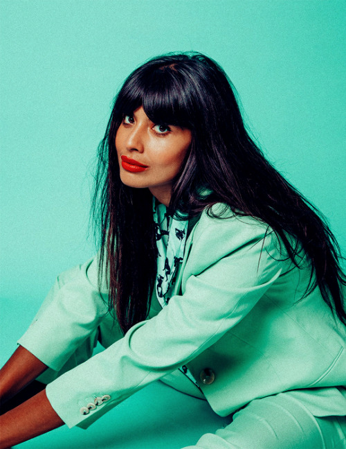 tgpgifs:Jameela Jamil photographed by Sela Shiloni (2018)