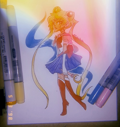 raptorcreates:Sailor Moon Drawing Nostalgia everywhere