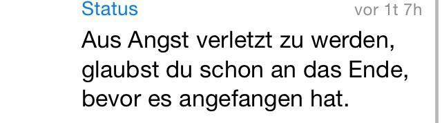 hass-in-mir:  06-05-2011:  Vielleicht ist das jetzt bei uns das Ende bevor es angefangen