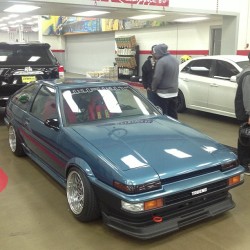 1985zcar:  So clean. #toyota #corolla #ae86  (at AE86 NIGHTS)