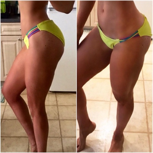 SAME day, just different poses #happyhumpday Working so hard on these booty & leg gains! Current