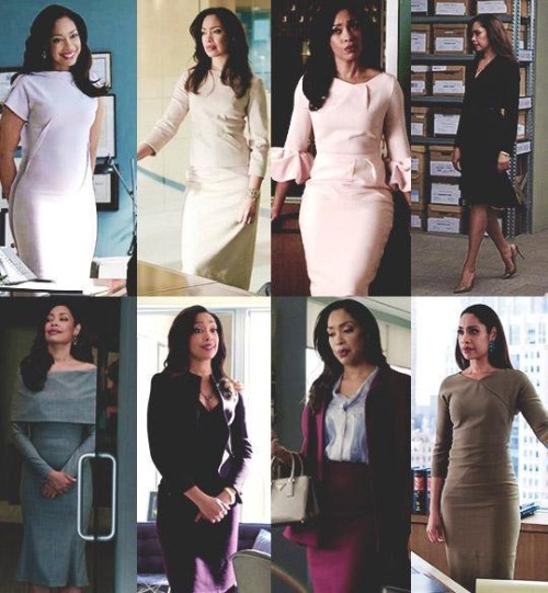 Final look at some of the work clothes of suits character - Jessica Pearson