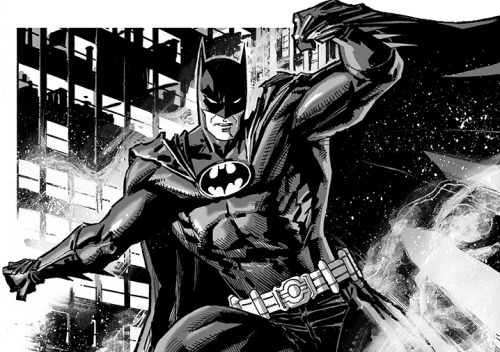 dustinweaver:  I wrote and drew a story that will be in BATMAN Black and White #2. Out Jan. 26th 2021. Here’s a look.