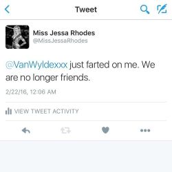 @Vanwylde_ I Hate You. And I Think You Should Change Your Underwear By Missjessarhodes