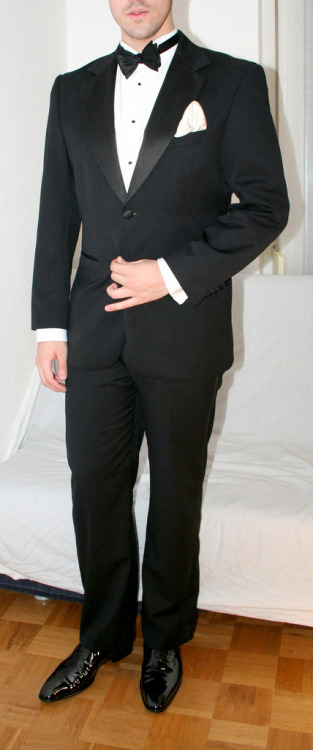   Here are some more of my tux play black socks pics … enjoy …  tuxxxedo 