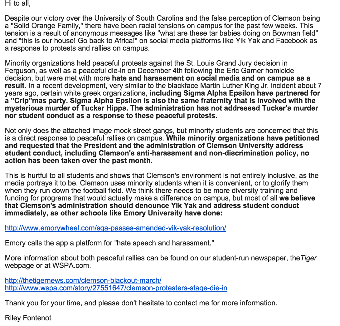cremedelafresh:  I just sent this to major news stations in our region because we’re