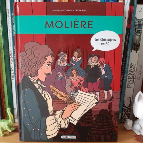 I illustrated a comic book biography of Molière, and it’s out today! http://www.casterman.com/Jeunes