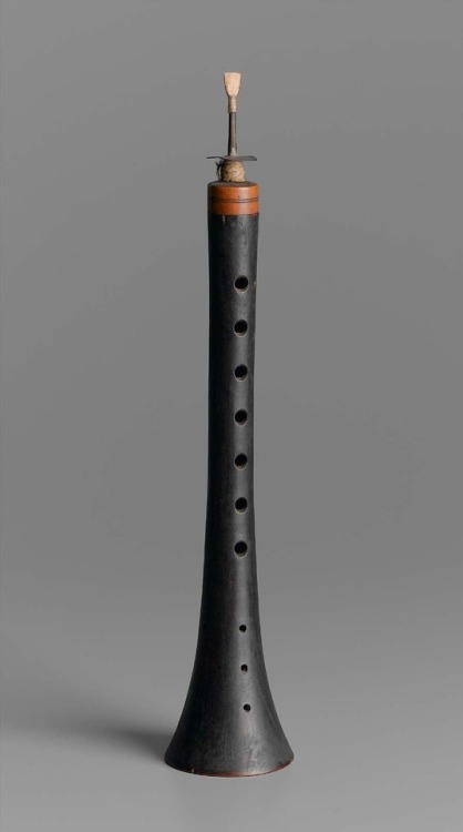 Zūrnā, ca. 19th centuryUnknown (Turkey)- Materials: Apricot wood- Length: 29 cm- Other Notes: Oboe