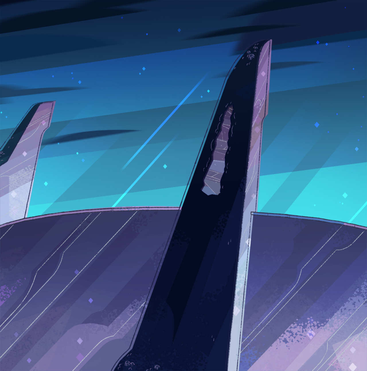 stevencrewniverse:  A selection of Backgrounds from the Steven Universe episode: Warp