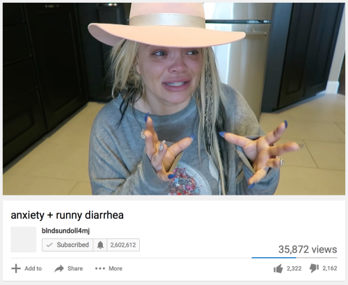 eangelic:documenting trisha paytas’ meltdown of 2016. in the span of four days lol