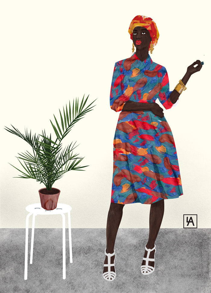 fyblackwomenart:  Afrocolour by Andriana Chunis 