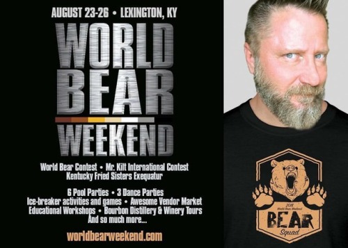 For our Bearish friends looking for something awesome this August - join us at World Bear Weekend 20