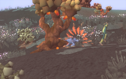 Here's Another Look Into My Recent Run Of Spore, As You Can See, The Bitsies Increase In Intelligence