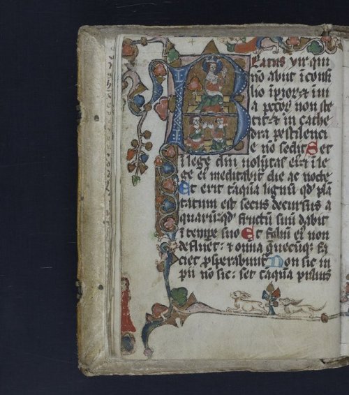 Ms Codex 1057 is an illuminated Ferial Psalter originating from Italy and created in 1350. This part