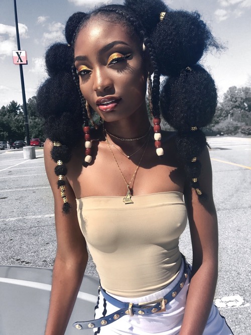 misscameroon10: Fulani inspired hairstyle !IG : Miss.Cameroon