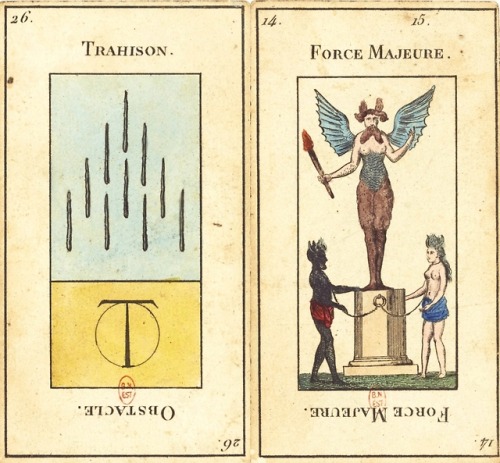 signorformica:Jeu de tarot divinatoire dit Grand Etteilla ou Tarot égyptien. Paris ~ ca.1880 BnF Bib