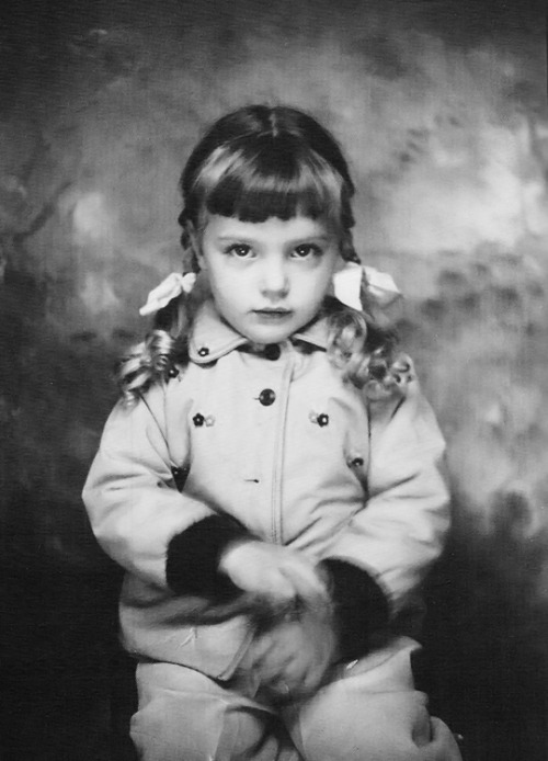 Sharon Tate, aged 4. 1947.