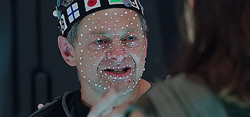 wilhuffs:Andy Serkis as Supreme Leader Snoke, Without special effects