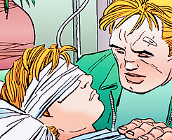 mattmrudock:  daredevil (2015) || daredevil: the man without fear #01 (1994)everything hurts. all he wants is to die.
