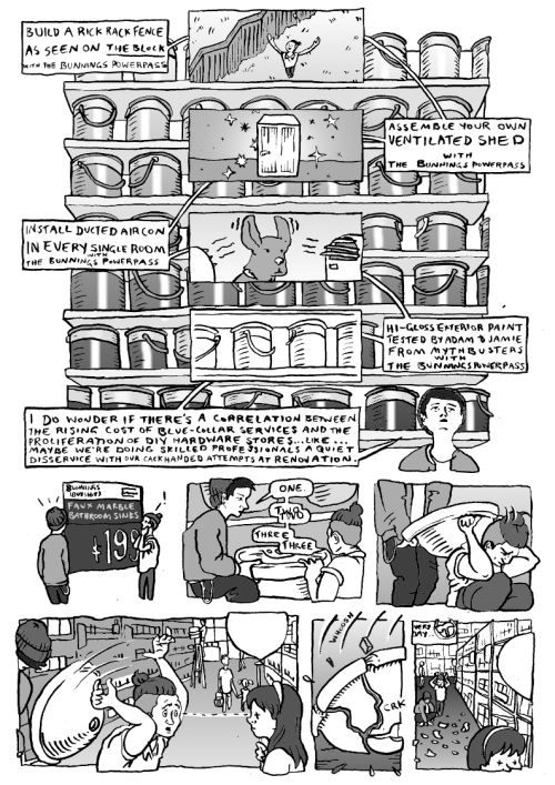 lizzienagydraws: DONE! … just about.Children of Bunnings!Written by Dominica Duckworthsoon to