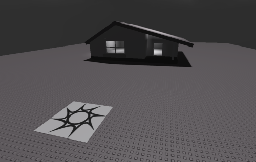 I’ve Started To Make Asterisk A House! I’ve Never Done This Before (making A Roblox Game) So It’s