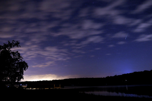 Perseids meteor shower of Coventry Lake in Coventry, CT on August 12, 2013