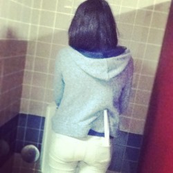 ipstanding:  #boys #restroom #boysrestroom #urinal #pissing #pee #bored #fashion #school #uniform … Peeing in the urinal Lol:P by alysssssaaag http://bit.ly/124Xbgq