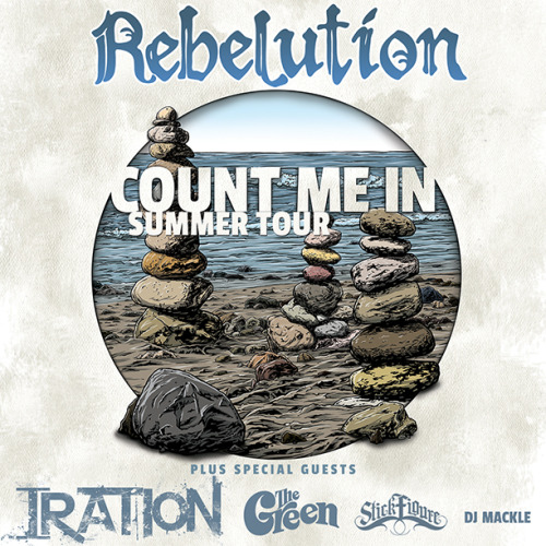 MORE DATES ANNOUNCED supporting our good friends Rebelution on their #CountMeIn summer tour. Also stoked to be joined by The Green, Stick Figure, and DJ Mackle. It’s going to be the party of the summer, so get excited, get your tickets, and we’ll see...