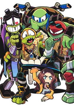 gashi45:  this my work is “TMNT Illustration