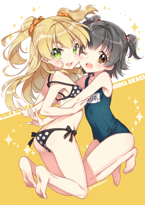 lolisneedlovetoo:  りかちゃん＆みりあちゃん | マンル [pixiv]  