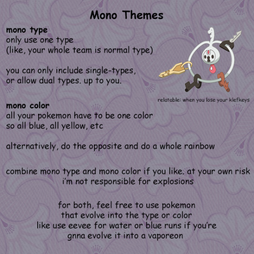 tinytheursaring: Updated version of my old Nuzlocke alternatives guide. I hear people say they&rsquo