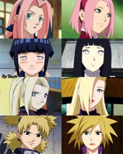 veenia:  💋👑 Sakura , Hinata , Ino , Temari 👑💋Girls —To—&gt; Beautiful Strong Women!