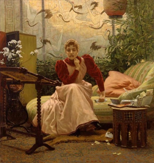 Aracne.1893.Oil on Canvas.Galleria d'Arte Moderna e Contemporanea, Torino, Italy.Source : Artribune.