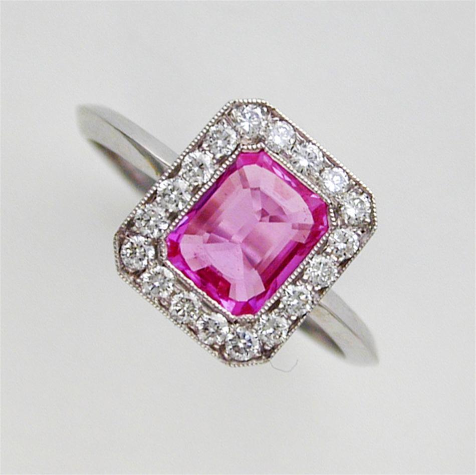 FOR THE LOVE OF JEWELRY — Pink Sapphire Ring from Bentley & Skinner