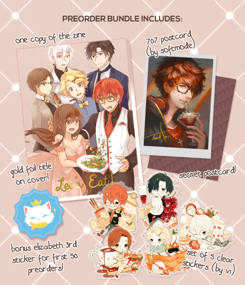 mmfoodzine:✦ ✦ ✦  PREORDER HERE  ✦ ✦ ✦ The first 50 preorders will also receive a bonus Elizab