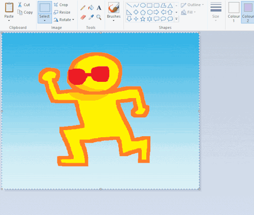 Ms Paint. You Know Her. U Used Her Age 8 To Make Loads Of Rainbow Ovals All Over The Canvas And Then