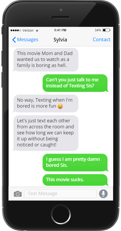 incexting:  Sexting Because We’re Bored RequestPart 1 of 3