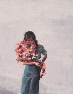 vethox:    Paintings by California-based artist Clare Elsaesser 