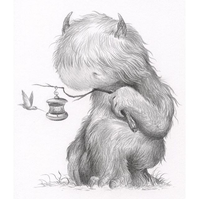 littlelimpstiff14u2:  Dan May’s Adorable MonstersDan May is a fine artist currently