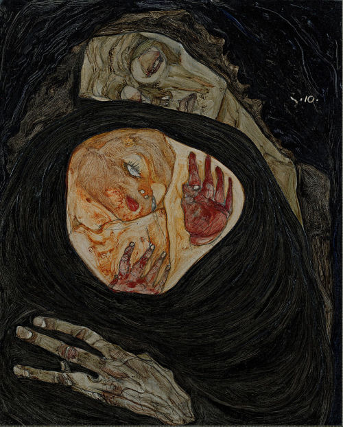 tremendousandsonorouswords:  Egon Schiele, Dead Mother I, 1910  