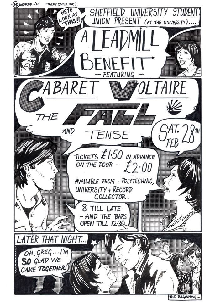Post Punk Industrial Cabaret Voltaire Sheffield Leadmill Benefit