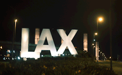 theacademy:For the first time ever Los Angeles International Airport was painted in Gold as we celebrate this years 87th Oscars.