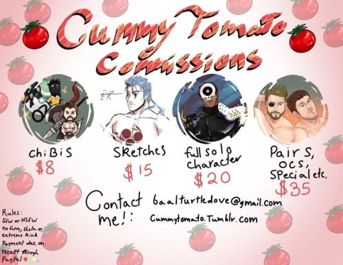 New Commission Sheet! Not Too Much In The Way Of Changes! Kept It Pretty Brief And Simple, Contact Me