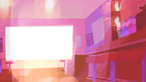 The backgrounds I’ve shown so far for my final film!