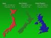 Japan, New Zealand and UK Size Comparison