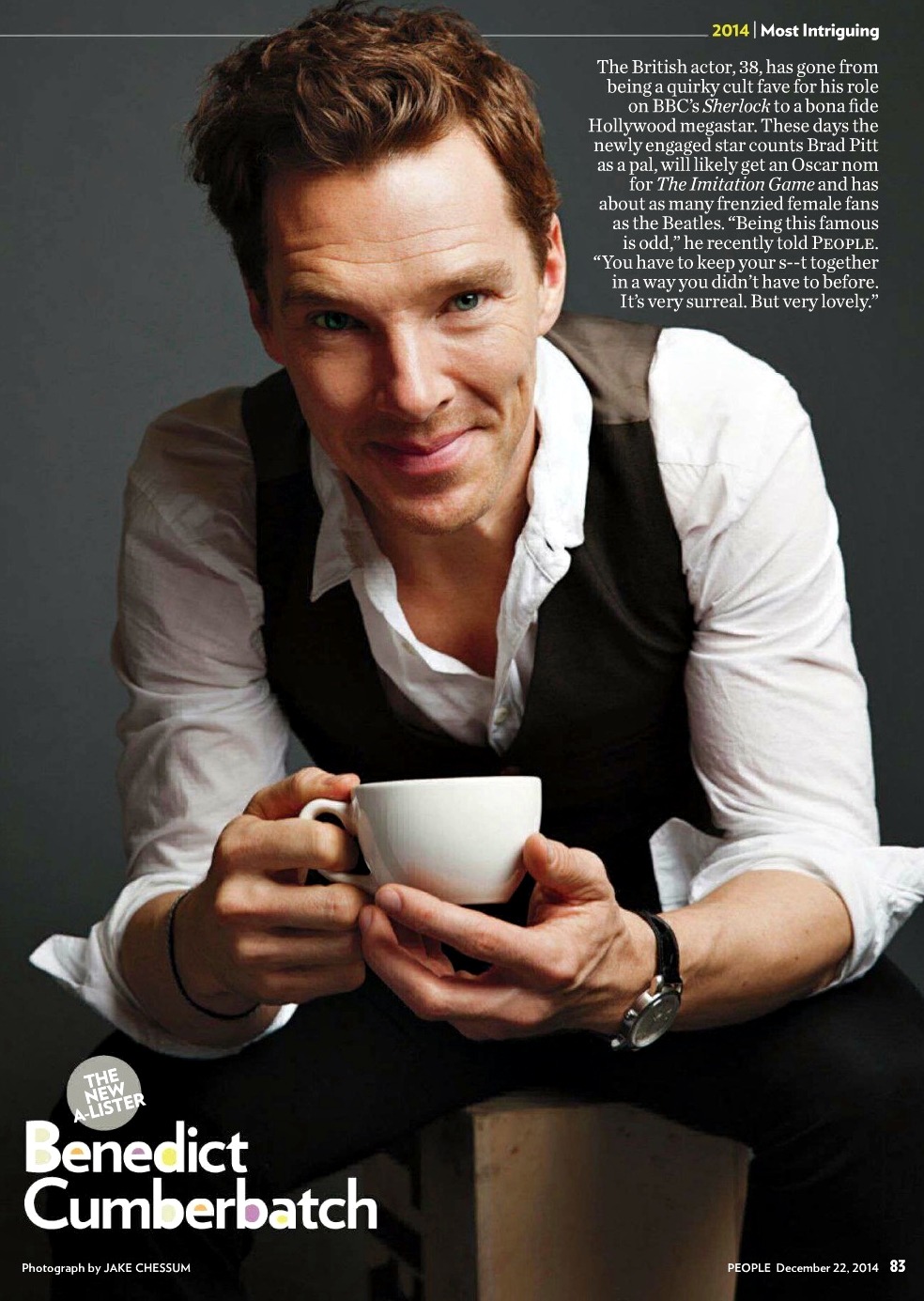 likingthistoomuch:  anindoorkitty:  From People Magazine Dec 22 edition    source: